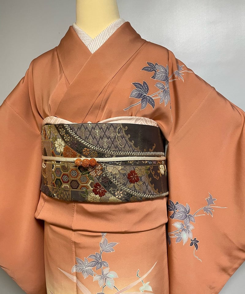 梅乃【119-単】正絹 訪問着 裄68 七五三 お宮参り 結婚式