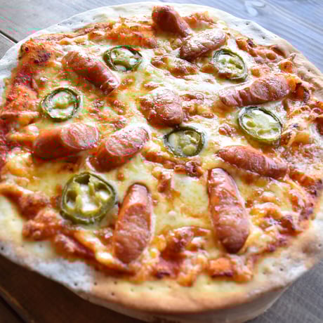 パリサクPizza！冷凍クリスピーピザ【チョリソー&ハラペーニョ】