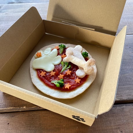 【ギフトにも♪】わんこも一緒セット！旬の広島まんきつBOX♪贈り物やご自宅にも♪冷凍クリスピーピザ ４枚＋犬用ピザ１枚セット