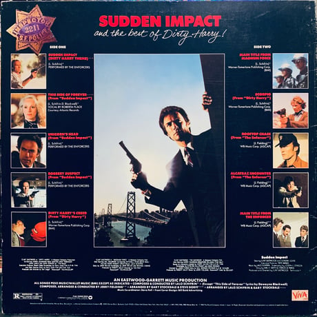 O.S.T (Lalo Schifrin / Jerry Fielding) / Sudden Impact And The Best Of Dirty Harry (LP)