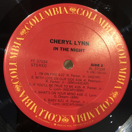 Cheryl Lynn / In The night (LP)