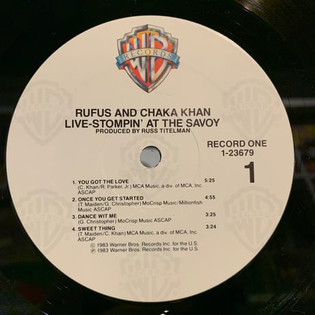 Rufus And Chaka Khan / Stompin' At The Savoy (2LP)