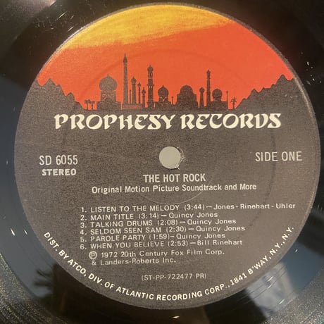 OST (Quincy Jones)  / The Hot Rock (LP)