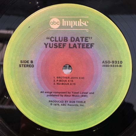 Yusef Lateef / Club Date (LP)
