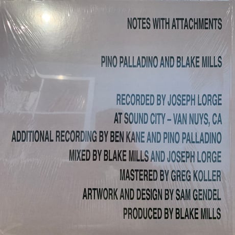 Pino Palladino And Blake Mills / Notes With Attachments (LP)