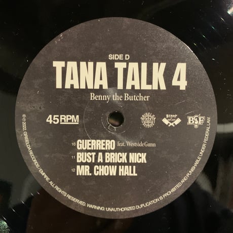 Benny The Butcher / Tana Talk 4 (2LP)