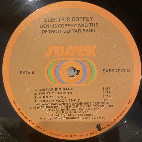 Dennis Coffey And The Detroit Guitar Band / Electric Coffey (LP)