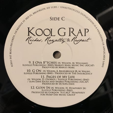 Kool G Rap / Riches, Royalty & Respect (2LP)