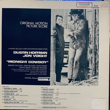 O.S.T. / Midnight Cowboy (Original Motion Picture Score) (LP)