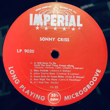 Sonny Criss / Go Man (LP)