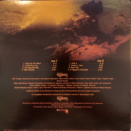 The Crusaders / Free As The Wind (LP)