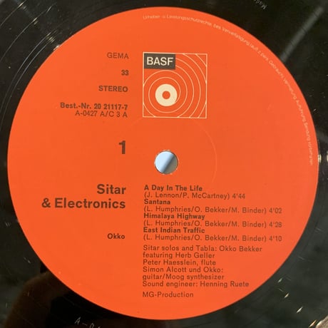 Okko / Sitar & Electronics (LP)