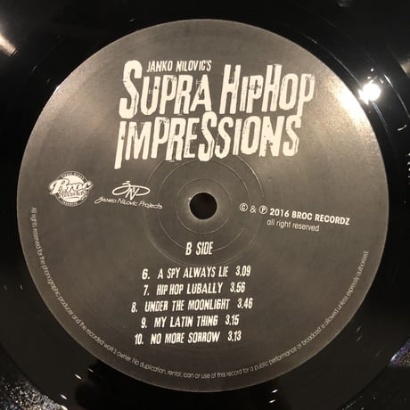 Janko Nilovic / Super Hip Hop Impressions (LP)