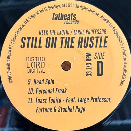 Neek The Exotic Large Professor / Still On The Hustle (2LP)
