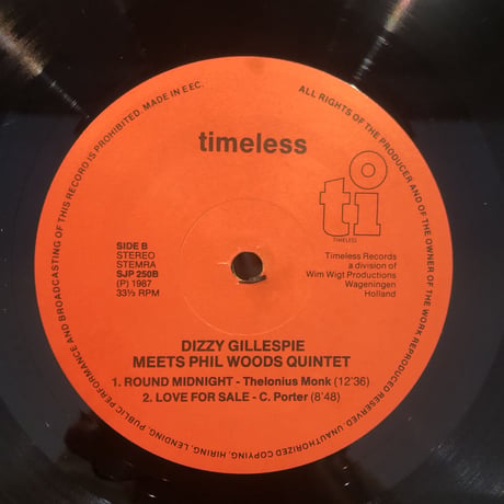 Dizzy Gillespie Meets The Phil Woods Quintet / Dizzy Gillespie Meets The Phil Woods Quintet (LP)