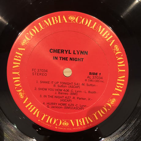 Cheryl Lynn / In The night (LP)