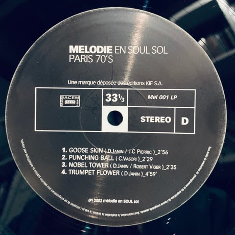 Various / Mélodie En Soul Sol - Paris 70's (2LP)