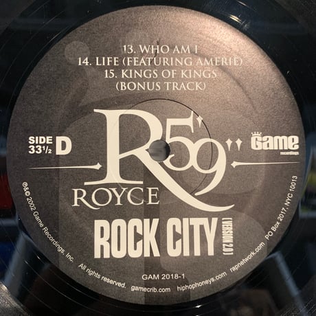 Royce Da 5'9" / Rock City (Version 2.0) (2LP)