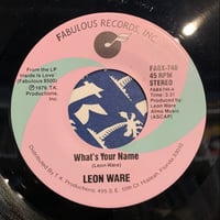 Leon Ware / What's Your Name (7")
