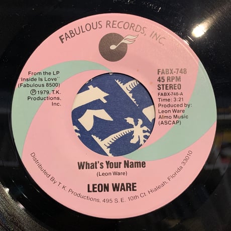Leon Ware / What's Your Name (7")