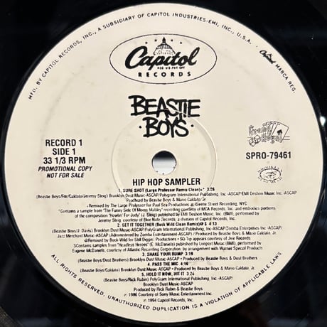 Beastie Boys / HipHop Sampler (2LP)