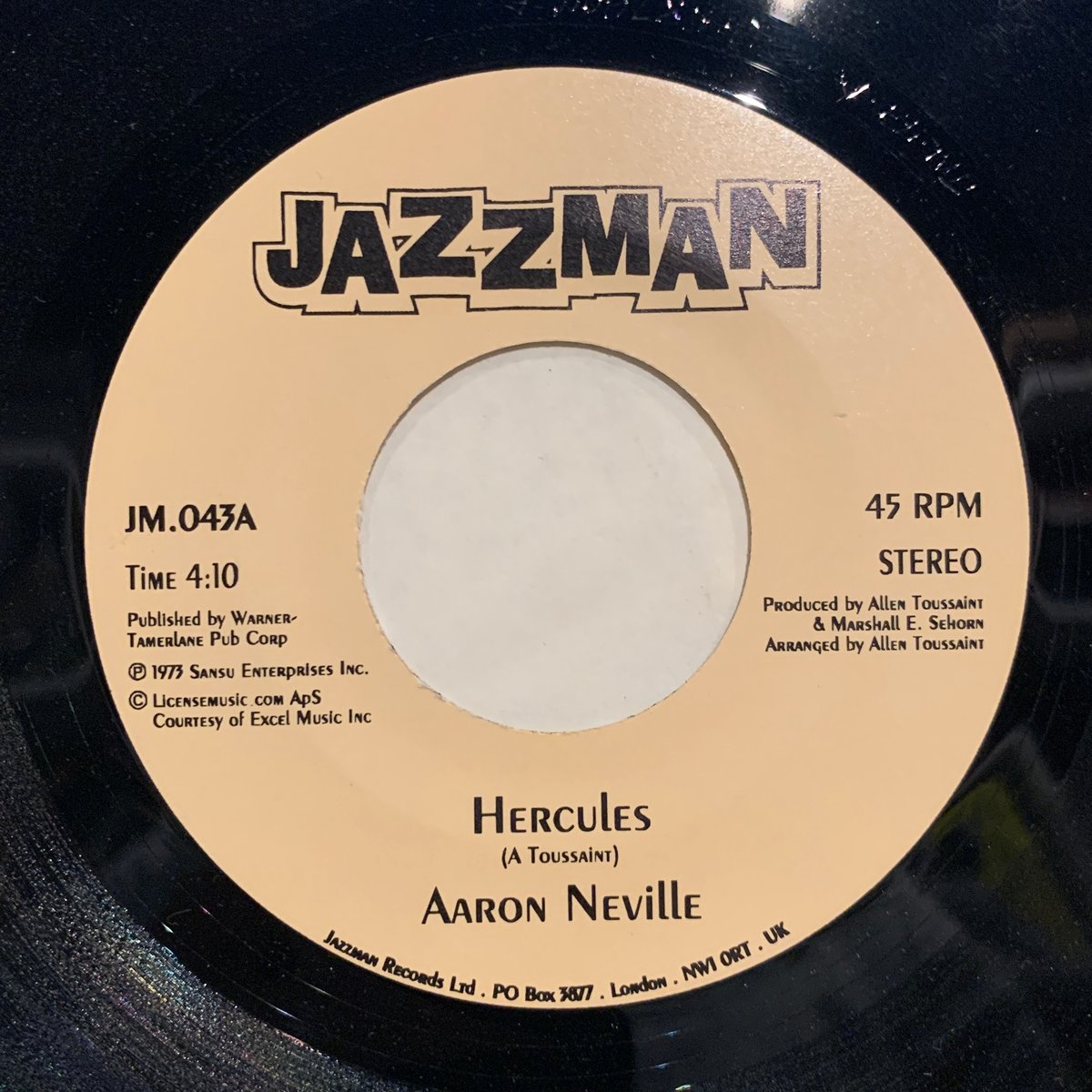 Aaron Neville • Hercules • オリジナルリリース Aaron Neville • Hercules • オリジナルリリース Hercules