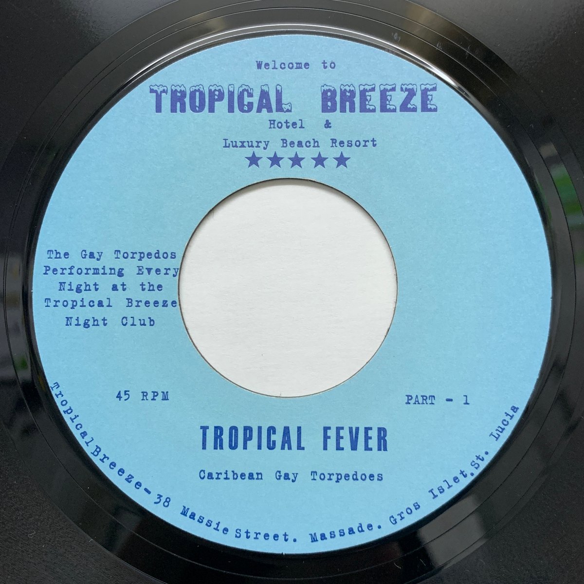 Caribbean Gay Torpedoes 7インチ レコード Caribean Gay Torpedoes / Tropical Fever (7