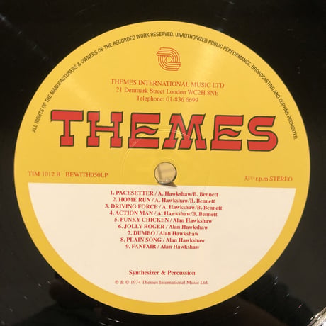 Brian Bennett & Alan Hawkshaw / Synthesizer & Percussion (LP)