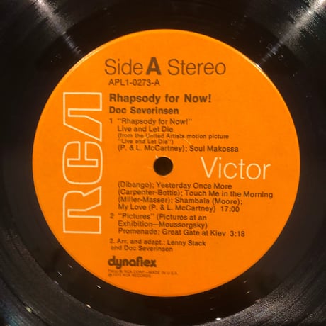 Doc Severinsen / Rhapsody For Now! (LP)