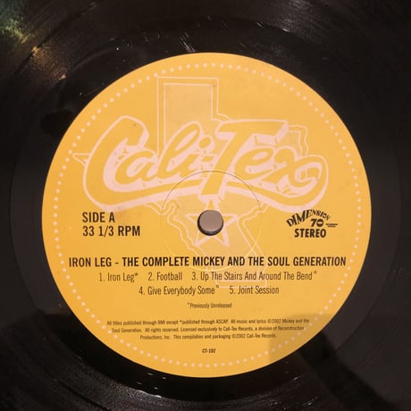 Mickey And The Soul Generation / Iron Leg ( The Complete mickey And The Soul Generation) (2LP)