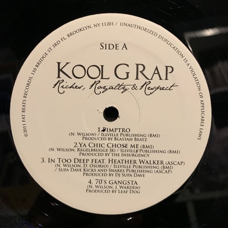 Kool G Rap / Riches, Royalty & Respect (2LP)