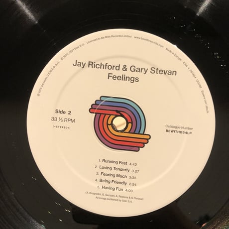 jay Richford & Gary Stevan / Feelings (LP)