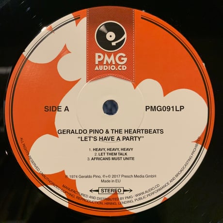 Geraldo Pino & The Heartbeats / Let's Have A Party (LP)