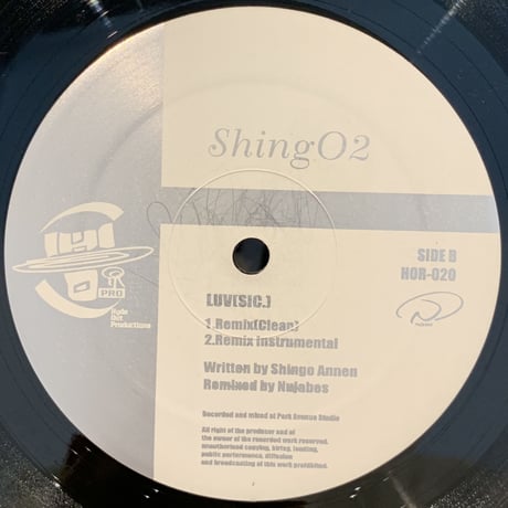 Shingo 2 / Luv(sic.) (12")