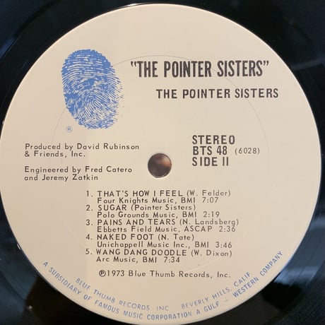 The Pointer Sisters / S.T. (LP)