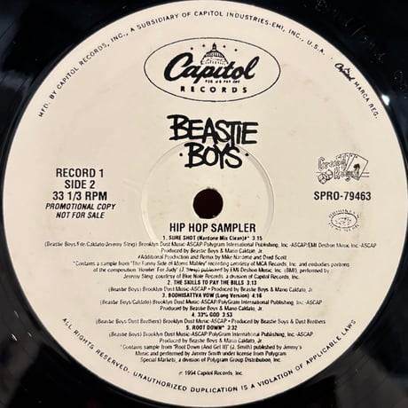 Beastie Boys / HipHop Sampler (2LP)