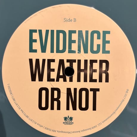 Evisence / Weather Or Not