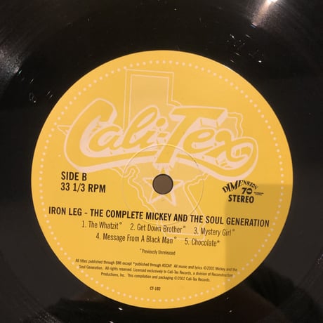 Mickey And The Soul Generation / Iron Leg ( The Complete mickey And The Soul Generation) (2LP)