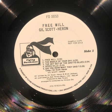 Gil Scott-Heron/Free Will (LP)