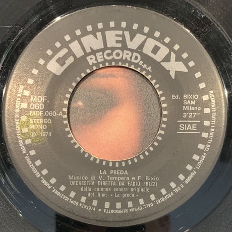 V. Tempera E F. Bixio / La Preda (Dalla Colonna Originale Del Film) (7")