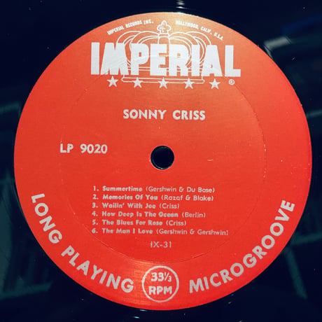 Sonny Criss / Go Man (LP)