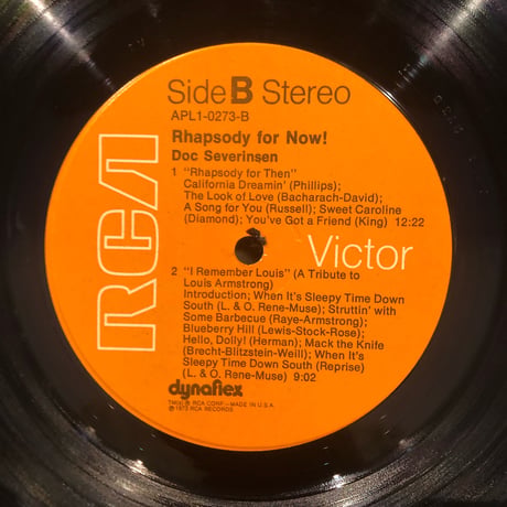 Doc Severinsen / Rhapsody For Now! (LP)