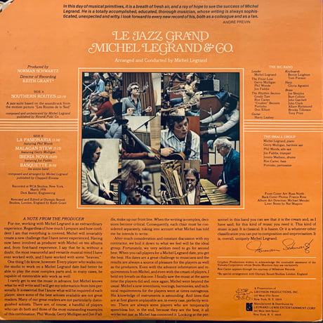 Michel Legrand & Co. / Le Jazz Grand (LP)