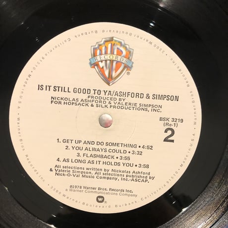 Ashford & Simpson / Is It Still Good To Ya (LP)