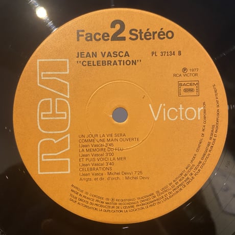 Jean Vasca / Célébrations (LP)