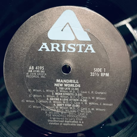 Mandrill / New Worlds (LP)
