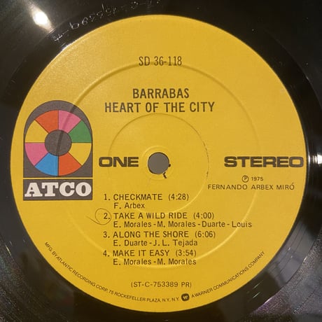 Barrabas /  Heart Of The City (LP)
