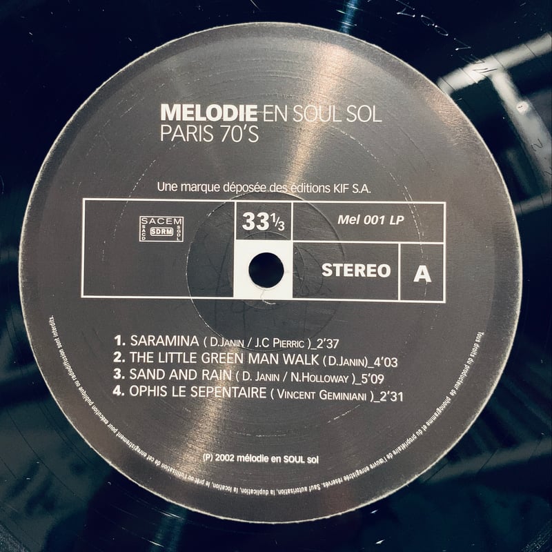 Various / Mélodie En Soul Sol - Paris 70's (2LP