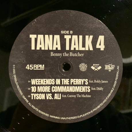 Benny The Butcher / Tana Talk 4 (2LP)
