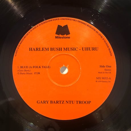 Gary Bartz NTU Troop/Harlem Bush Music - Uhuru